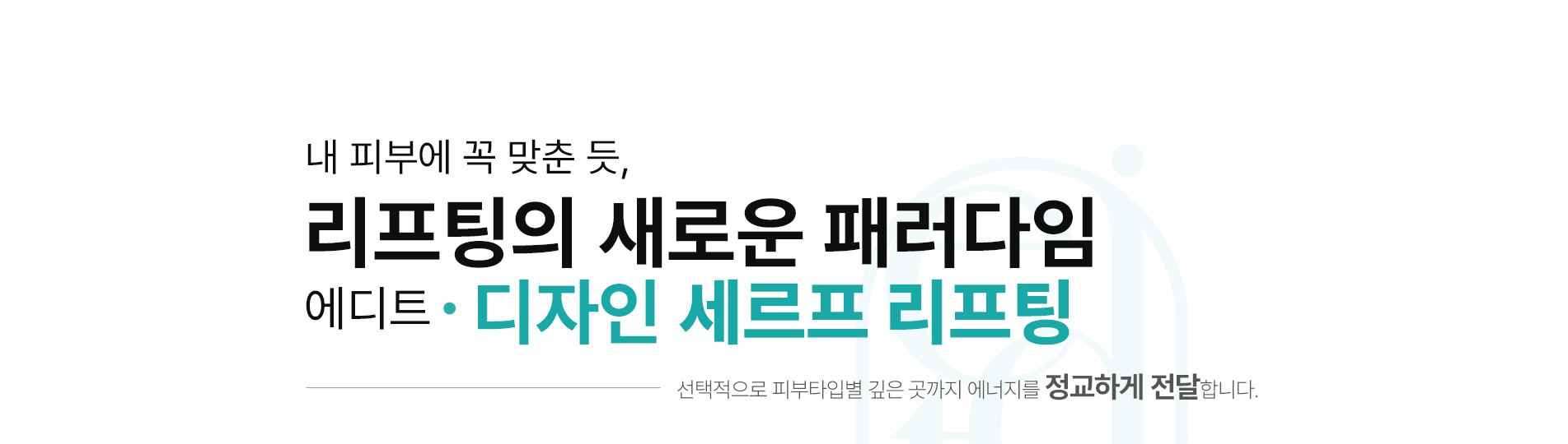 디자인 세르프 리프팅